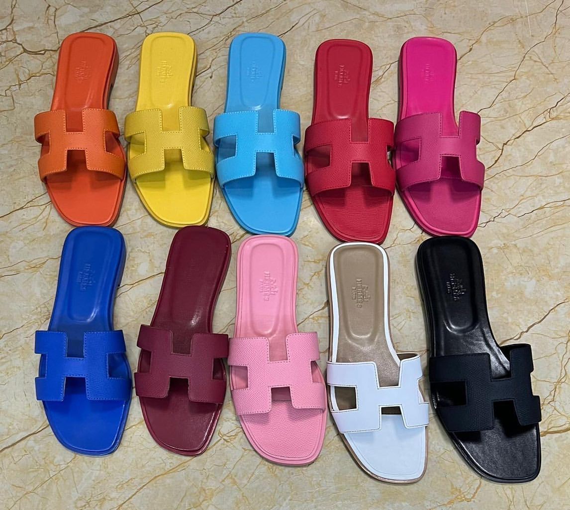 Hermes All Clrs Slipers